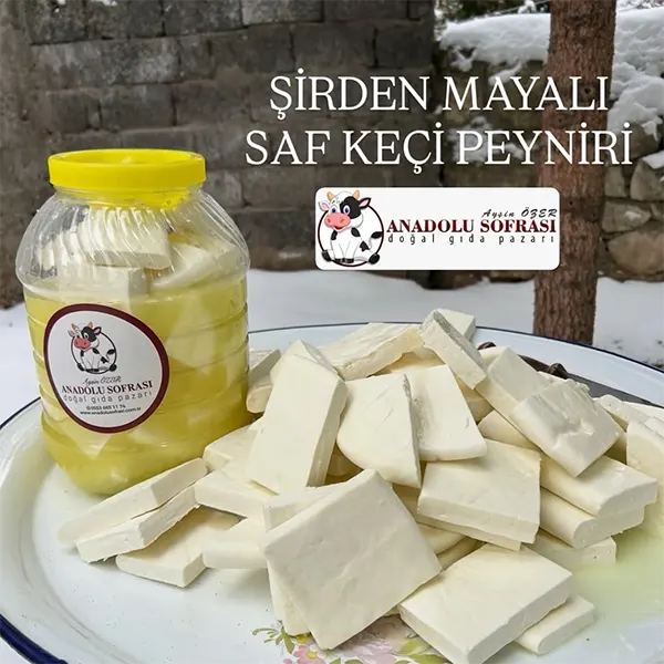 Şirden Mayalı Keçi Salamura (2 Bidon - 6,8 kg)