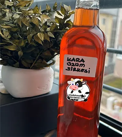 Ballı Kara Üzüm Sirkesi - 500 ml
