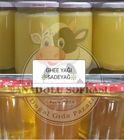 5 Adet Sade Yağ - 5 kavanoz